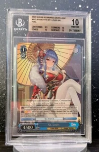 Bianco nero Azur Lane S102-E117S SR St. Louis Foil || Beckett 10 - Foto 1 di 1