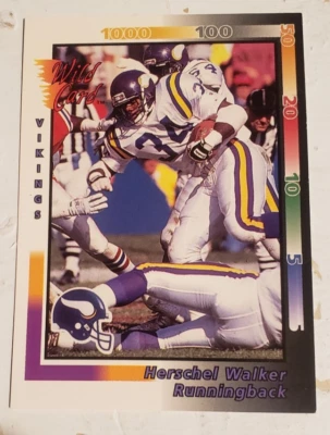 1992 Wild Card #63 Herschel Walker RB Minnesota Vikings   ***40% OFF 2+ Cards - Image 1 of 2
