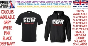 Extreme Championship Wrestling ECW Adult/Kids Hoodie and T Shirt Wrestling - Picture 1 of 6