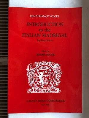 Introduction to the Italian Madrigal (formerly the Penguin Book of Madrigals) - Image 1 of 4