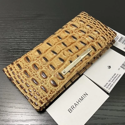 Cartera de cuero delgada Brahmin Ady TOASTED MELBOURNE NUEVA CON ETIQUETAS COLORES RICOS NUEVA CON ETIQUETAS Foto 1 de 4