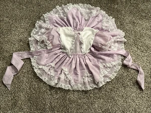 VTG Mary Louise Original Full Circle Ruffles Lace Dress Size 1T  USA MADE - Picture 1 of 9
