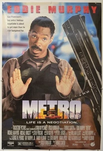 METRO (1997) Original Cinema One Sheet Movie Poster - Eddie Murphy - Picture 1 of 1