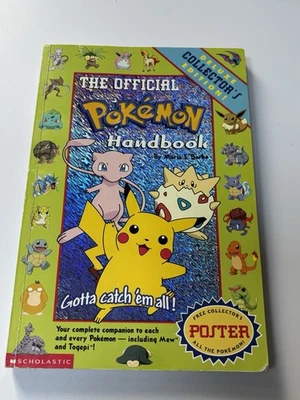Official Pokemon Handbook Deluxe Collector’s Edition Paperback with Poster VGC - Image 1 of 3