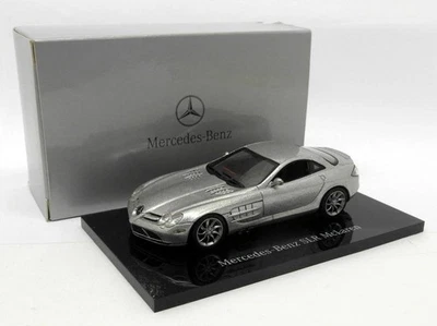Minichamps 1/43 Scale Diecast - B6 696 1974 McLaren SLR Silver Crystal - Image 1 of 4