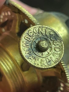 Patentierte Manhattan Brass Co No 1 ÖLLAMPE BRENNER DATIERT - Bild 1 von 5
