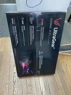 LG Gaming Monitor 32" UltraGear QHD 165Hz HDR 10 Monitor 32GN600 - Image 1 of 3