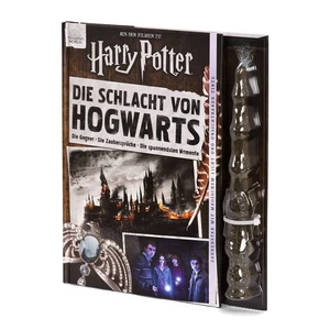 Harry Potter THE BATTLE OF HOGWARTS Book w/Light Up WAND - BRAND NEW - Bild 1 von 6