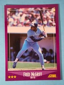 1988 Score Glossy Fred McGriff Toronto Blue Jays #107 ⚾ - Picture 1 of 2