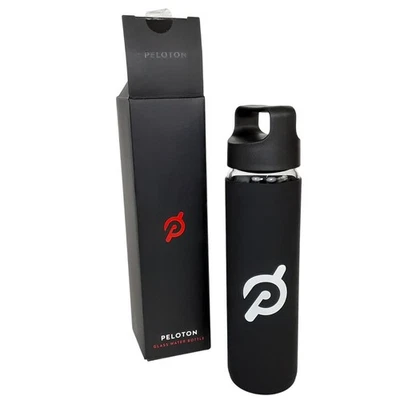 Peloton Glass Water Bottle Silicone Sleeve Non Slip Grip New in Box!  - Image 1 of 4