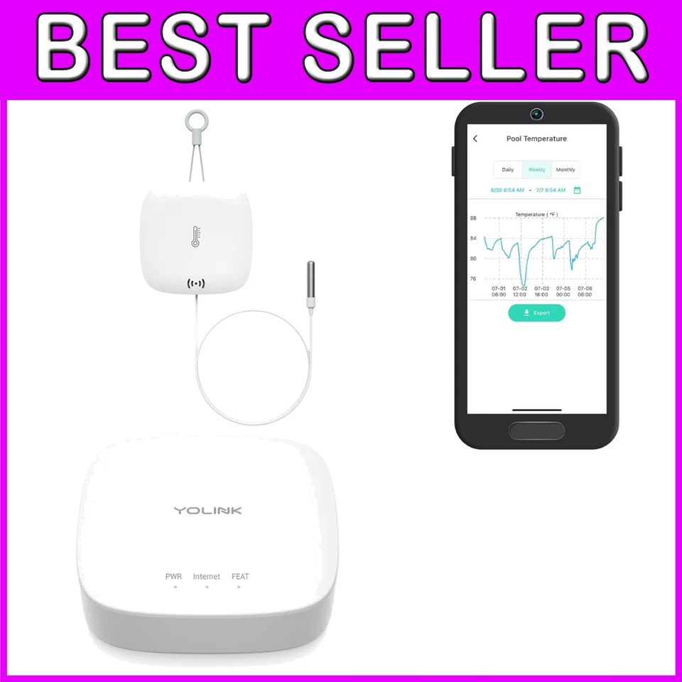 Extreme Temp Sensor Probe, 1000ft Range, Alerts - Image 1 of 4