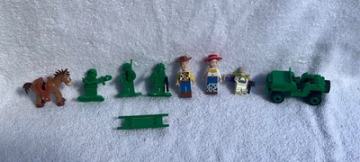 LEGO Minifigure Toy Story Figures Woody Buzz Army Men Jessie Bullseye - Image 1 of 4