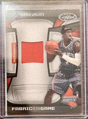 Tela del juego 230/250 certificada Panini 2009-10 🌟Gerald Wallace🌟 #FOG-GW🔥 Foto 1 de 2