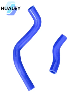 Mangueira de radiador de silicone azul compatível com 1997 1998 1999 Honda CR250R  - Imagem 1 de 3