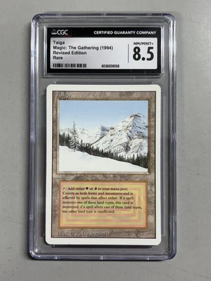 Magic: The Gathering MTG Revised Edition Taiga - CGC 8.5 NM/MINT - Image 1 of 4
