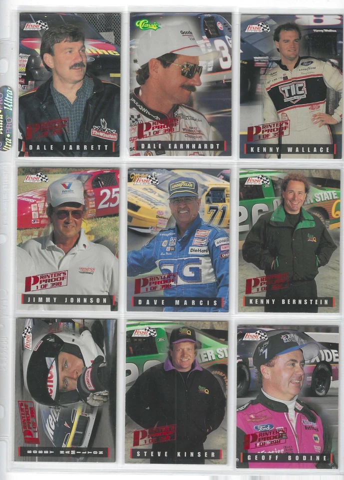 1995 Finish Line PRINTER'S PROOF #29 Geoff Bodine /398! ONE CARD ONLY! - Image 1 of 4
