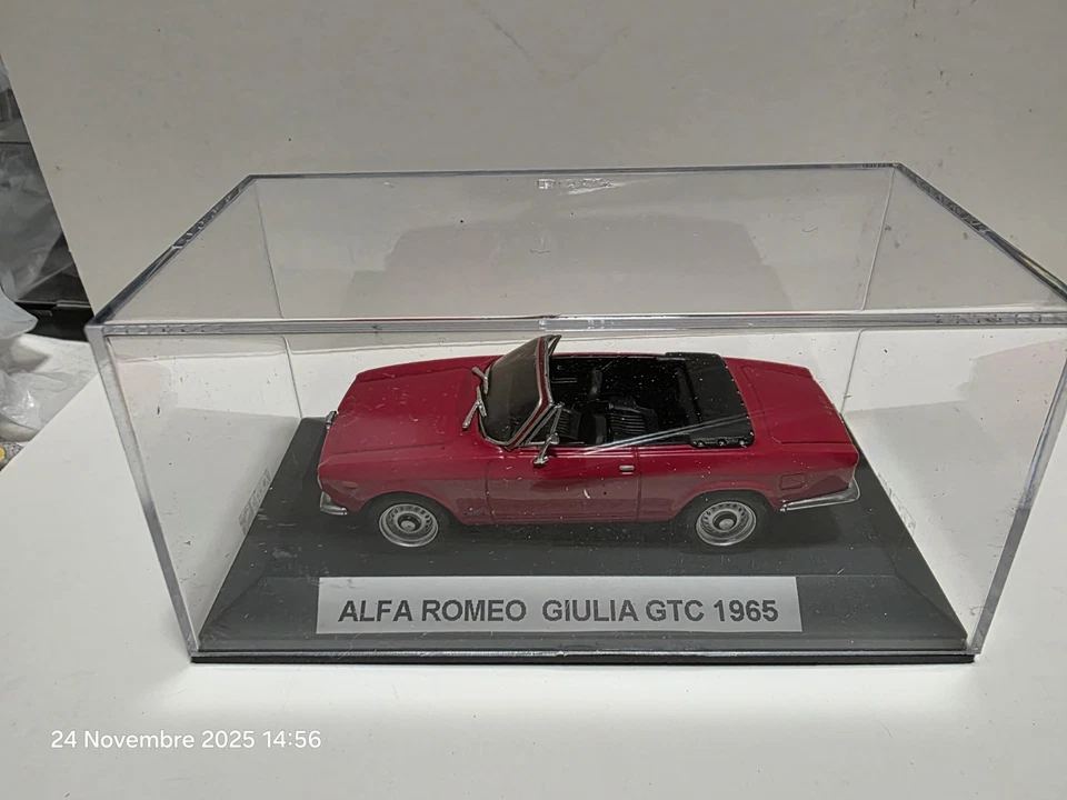 Modellino Alfa Romeo Giulia GTC 1965 - Scala 1/43​Rarità da Collezione!... - Immagine 1 di 1