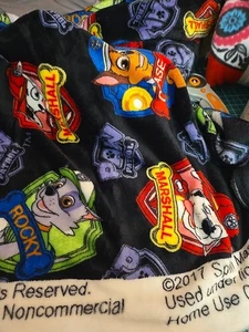 PAW PATROL Fleece  (1.5 Yards) 54X60" PRECUT  Fabric DIY Blanket Craft Dog Bed  - Picture 1 of 5