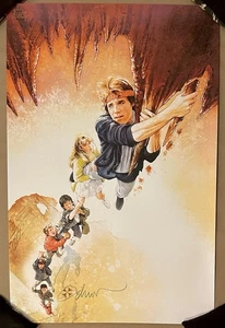 THE GOONIES VARIANT SERIGRAFÍA POR DREW STRUZAN S/N #81/200 FIRMADO Póster BNG - Imagen 1 de 3