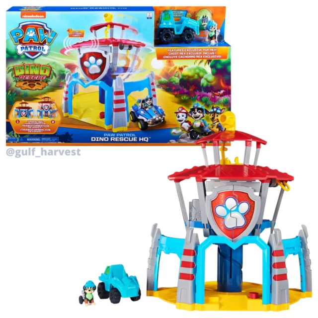 Spin Master Paw Patrol Dino Rescue Headquarters Playset
