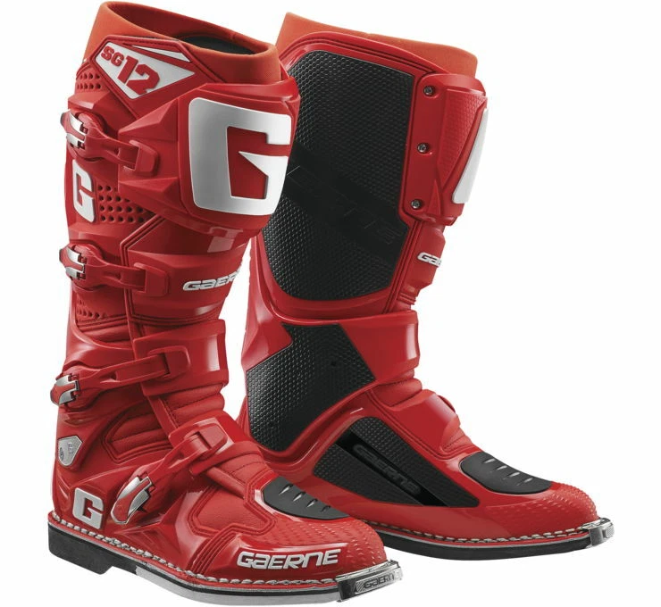 Gaerne SG-12 Offroad MX Motocross Dirt Boots Red Men's 12 US / 47 EU *WAS $670 Foto 1 de 1