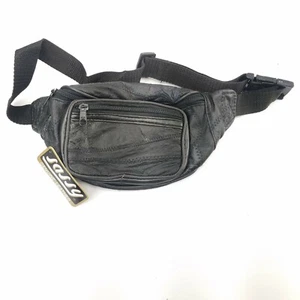 Riñonera de colección atrevida cintura nag cuero negro pequeña bolso cinturón nuevo nuevo en stock - Imagen 1 de 7