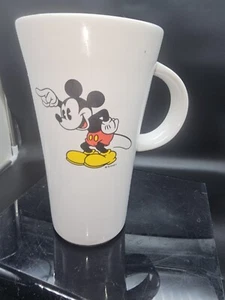 Disney Mickey Mouse / Pluto Ceramic Coffee Mug Cup 16oz Travel Stopper - Picture 1 of 6