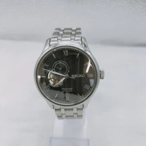 SEIKO Presage SARY093 4R39-00W0 Automatic Black Men's Watch Used JAPAN - Picture 1 of 11