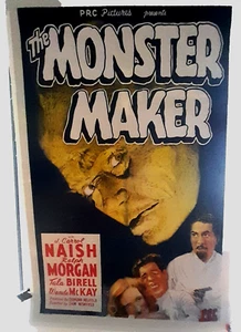 poster on linen THE MONSTER MAKER 1944 PRC USA 27x41 LINENBACKED J. Carrol Naish - Bild 1 von 5