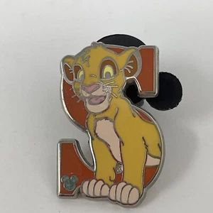 WDW Trading Pin Cast Member Exclusive S for Simba Hidden Mickey Series Alphabet - Picture 1 of 8