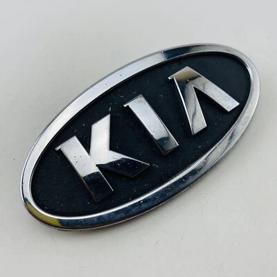 Kia Rio 2000-2005 emblema logotipo letras símbolo insignia parrilla delantera cromada OEM F83 Foto 1 de 4
