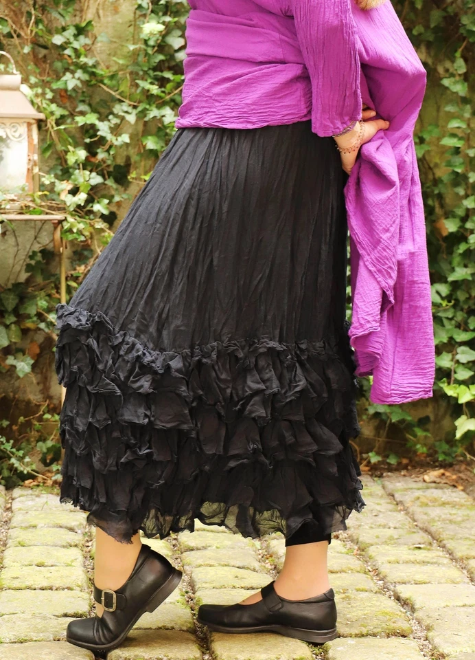 Privatsachen - Lagenlook ROCK BAKSTRAPS Gr 42 bis 54 - schwarz - Bild 1 von 4