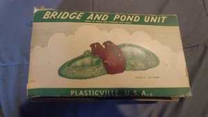 Bachman Plasticville USA Bridge Pond Unit Gauge O-Scale Model Train See Pics!!! - Picture 1 of 8
