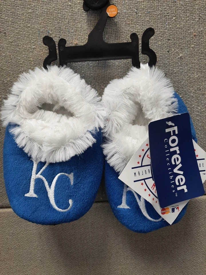 Kansas City Royals Infant Baby Booties 12-24 Months - Image 1 of 1