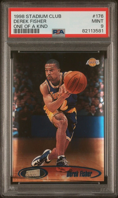 DEREK FISHER 1998-99 TOPPS STADIUM CLUB ÚNICO EN SU CLASE/150 PSA 9 COMO NUEVO POP 1 Foto 1 de 1