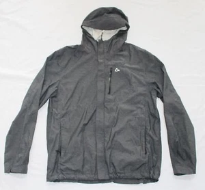 PARADOX Full Zip Hooded Jacket Men LARGE L Gray Nylon Polyester Water Resistant - Picture 1 of 8