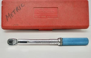 Snap On Tools Metric Torque Wrench cm / kg QJMR-22A w/ Case 3/8" Drive - Picture 1 of 12