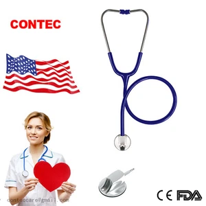 USA Pro Medical Single Head Stethoscope For Doctor Nurse Vet Student Health Care - Picture 1 of 12