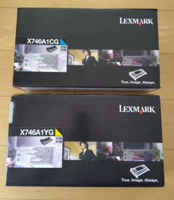 Original Lexmark X746A1YG X746A1CG  Toner OVP + Rechnung - Bild 1 von 4
