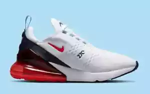 Authentischer Nike Air Max 270® (Herren Größe: UK 6 EUR 40) weiß/chile rot-marineblau - Bild 1 von 9