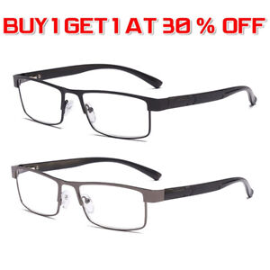 Metal Titanium Alloy Business Reading Glasses +1.00~+4.0 Magnifying Eyeglasses