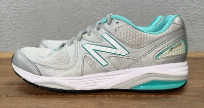 New Balance Zapatos Mujer 8 Plata Verde 1540v2 Tenis para Correr Deportes Gimnasio Foto 1 de 4
