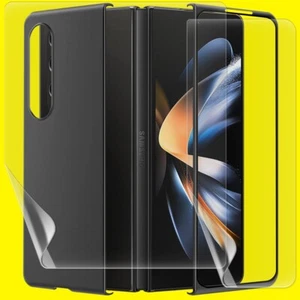 Do Samsung Galaxy Z Flip 4 SM-F721U wewnętrzny + zewnętrzny miękki hydrożel i twarda osłona komputera - Zdjęcie 1 z 1