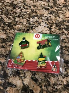 Funko Elf Movie Will Ferrell Christmas Enamel Pin Set of 4 New Target Exclusive - Picture 1 of 4