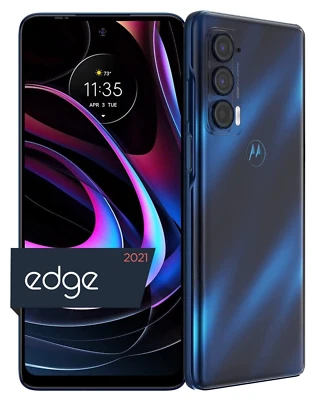 Motorola Moto Edge 5G 256GB (XT2141-1) Unlocked Royal Blue - Smartphone - Image 1 of 4