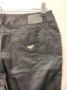 ARMANI JEANS Shorts Damen W32 edel Sommer chino Straight fit Hose 18816