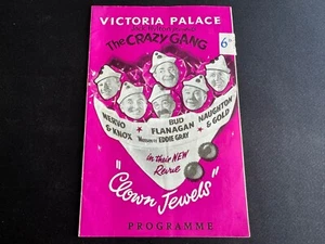 Victoria Palace Theatre Programme - Jack Hylton presents The Crazy Gang c.1959 - Picture 1 of 5