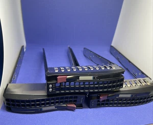 3X SUPERMICRO 3.5" TO 2.5" HARD DRIVE CONVERTER TRAY CADDY - Afbeelding 1 van 4