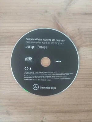 CD Navigation Mercedes AUDIO 50 APS NTG2 CD3 FRANCE MONACO 2016/2017 orange - Bild 1 von 3
