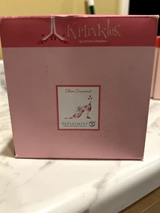 Dept 56 Patience Brewster Krinkles Valentine Shoe Ornament Preowned - Picture 1 of 3